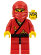 Minifig No: cas050new  Name: Ninja - Red (Reissue)