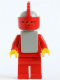 Minifig No: cas087a  Name: Classic - Yellow Castle Knight Red Cavalry