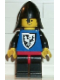 Minifig No: cas099  Name: Black Falcon - Black Legs with Red Hips, Black Neck-Protector