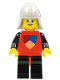 Minifig No: cas230  Name: Classic - Knights Tournament Knight Red, Black Legs with Red Hips