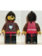 Minifig No: cas234  Name: Wolfpack - Eye Patch, Brown Arms and Black Legs, Black Hood and Red Cape