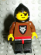 Minifig No: cas255  Name: Wolfpack - Eye Patch, Brown Arms and Black Legs, Black Hood, no Cape