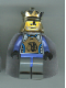 Minifig No: cas274  Name: Knights Kingdom II - King Mathias with Light Bluish Gray Cape (Chess King)