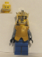 Minifig No: cas302  Name: Breastplate - Armor over Dark Bluish Gray, King