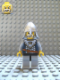Minifig No: cas343  Name: Fantasy Era - Crown Knight Scale Mail with Crown, Helmet with Neck Protector, White Moustache and Beard