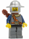 Minifig No: cas345  Name: Fantasy Era - Crown Knight Scale Mail with Chest Strap, Helmet with Broad Brim, Curly Eyebrows and Goatee, Quiver