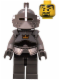 Minifig No: cas434  Name: Fantasy Era - Crown Knight Plain with Breastplate, Helmet with Visor, Curly Eyebrows and Goatee, Black Hips, Dark Bluish Gray Legs