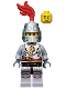Minifig No: cas440  Name: Kingdoms - Lion Knight Breastplate with Lion Head and Belt, Helmet Closed, Smirk and Stubble Beard