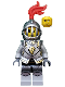 Minifig No: cas499  Name: Kingdoms - Lion Knight Armor with Lion Head, Helmet with Fixed Grille