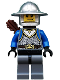 Minifig No: cas531  Name: Castle - King's Knight Scale Mail, Crown Belt, Helmet with Broad Brim, Quiver, Smirk and Stubble Beard