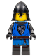 Minifig No: cas575  Name: Black Falcon - Female, Pearl Dark Gray Detailed Legs, Black Neck Protector