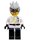 Minifig No: col064  Name: Crazy Scientist, Series 4 (Minifigure Only without Stand and Accessories)