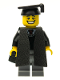 Minifig No: col065  Name: Graduate, Series 5 (Minifigure Only without Stand and Accessories)