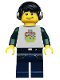 Minifig No: col124  Name: DJ, Series 8 (Minifigure Only without Stand and Accessories)