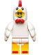 Minifig No: col135  Name: Chicken Suit Guy, Series 9 (Minifigure Only without Stand and Accessories)