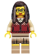 Minifig No: col145  Name: Librarian, Series 10 (Minifigure Only without Stand and Accessories)