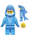 Minifig No: col240  Name: Shark Suit Guy - Minifigure only Entry
