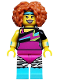 Minifig No: col299  Name: Dance Instructor, Series 17 (Minifigure Only without Stand and Accessories)