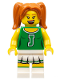 Minifig No: col306  Name: Green Cheerleader