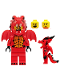 Minifig No: col318  Name: Dragon Suit Guy, Series 18 (Minifigure Only without Stand and Accessories)