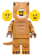 Minifig No: col417  Name: T-Rex Costume Fan, Series 24 (Minifigure Only without Stand and Accessories)