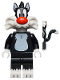 Minifig No: collt06  Name: Sylvester, Looney Tunes (Minifigure Only without Stand and Accessories)
