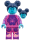 Minifig No: colspi09  Name: Margo Kess / Spider-Byte, Spider-Man Across the Spider-Verse (Minifigure Only without Stand and Accessories)