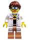 Minifig No: coltlnm18  Name: GPL Tech, The LEGO Ninjago Movie (Minifigure Only without Stand and Accessories)