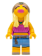 Minifig No: coltm12  Name: Janice, The Muppets (Minifigure Only without Stand and Accessories)