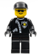 Minifig No: cop041  Name: Police - Zipper with Sheriff Star, Black Cap, Black Sunglasses