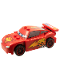 Minifig No: crs068  Name: Lightning McQueen - Piston Cup Hood, Red and Black Wheels