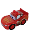 Minifig No: crs113  Name: Duplo Lightning McQueen - Rust-eze Hood, Treated Tires, Low Front Window