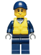 Minifig No: cty0488  Name: Police - City Officer, Life Jacket