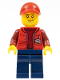Minifig No: cty0605  Name: Deep Sea Submariner Male, Red Cap