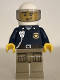 Minifig No: cty0868  Name: Mountain Police - Officer Male, White Helmet and Smirk
