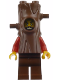 Minifig No: cty0872  Name: Mountain Police - Crook Male Stumpy 10K (in tree costume)