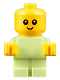 Minifig No: cty0918  Name: Baby - Yellowish Green Body with Yellow Hands