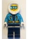 Minifig No: cty0926  Name: Arctic Explorer Female - Fur-Lined Hood, Light Blue Ski Goggles