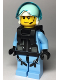 Minifig No: cty0995  Name: Sky Police - Jet Pilot with Neck Bracket (for Jet Pack)