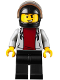 Minifig No: cty1097  Name: Motorcyclist, Stunt Driver