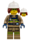 Minifig No: cty1113  Name: Fire Fighter, Female - Freya McCloud
