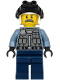 Minifig No: cty1204  Name: Police - Officer Sam Grizzled, Sand Blue Jacket