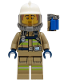 Minifig No: cty1253  Name: Fire Fighter - Bob