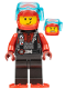 Minifig No: cty1293  Name: Diver - Male, Red Helmet, Black Air Tanks, Red Flippers