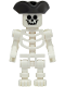 Minifig No: cty1501  Name: Stuntz Skeleton - Black Pirate Triangle Hat