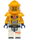 Minifig No: cty1745  Name: Astronaut - Male, White Spacesuit with Bright Light Orange Arms, Bright Light Orange Helmet, Bright Light Orange Armor