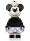 Minifig No: dis025  Name: Vintage Minnie, Disney, Series 2 (Minifigure Only without Stand and Accessories)