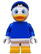 Minifig No: dis027  Name: Dewey Duck, Disney, Series 2 (Minifigure Only without Stand and Accessories)