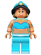 Minifig No: dis035  Name: Jasmine, Disney, Series 2 (Minifigure Only without Stand and Accessories)