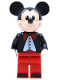 Minifig No: dis057  Name: Mickey Mouse - Tuxedo Jacket, Red Bow Tie